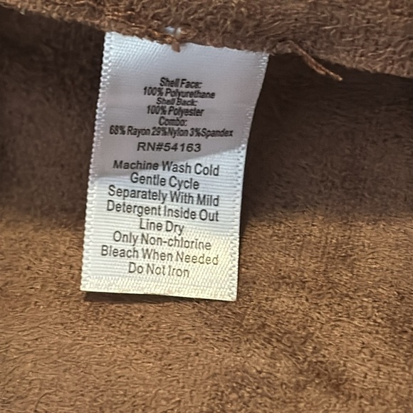 Women’s Marc New York Brown Faux Leather Pencil Skirt Size XS - Picture 7 of 7